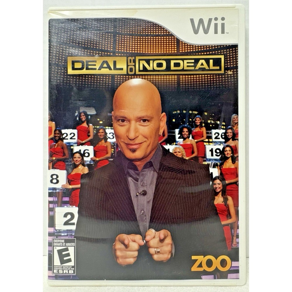 🎮 Deal or No Deal Nintendo Wii 2009 Complete w/ Manual & Case | SHIPS FAST 🔥 - Picture 1 of 3